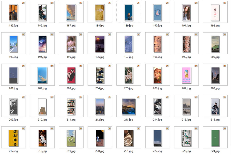 255张手机壁纸各种风格不单独整理直接分享 墨鱼部落格